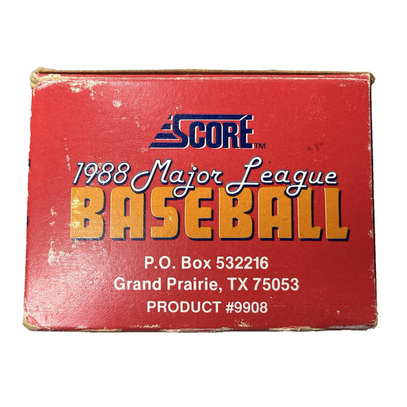 Score 1988 Collector Set Trading Cards - Red - Picture 6 of 7